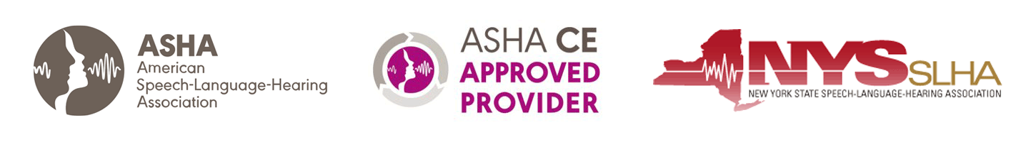 SHAHV is associated with ASHA and NYS SLHA, and is an ASHA CE Approved Provider